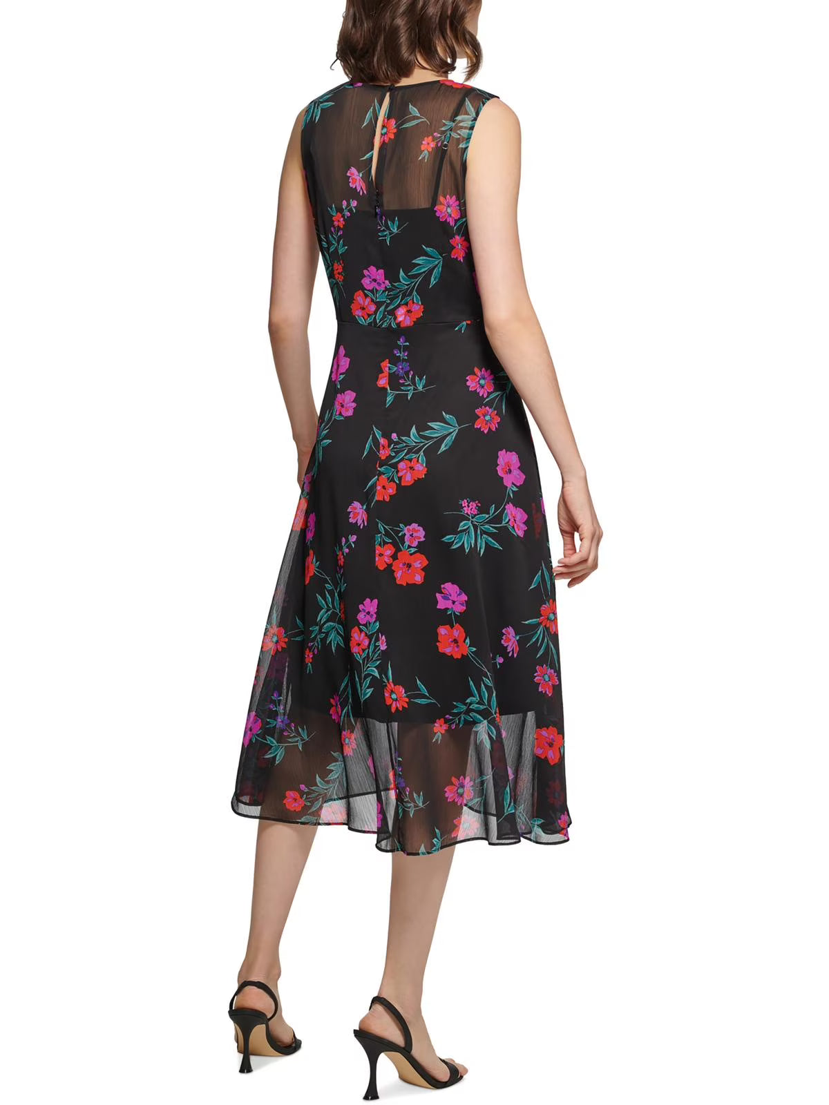 Surplice Midi Fit & Flare Dress P181