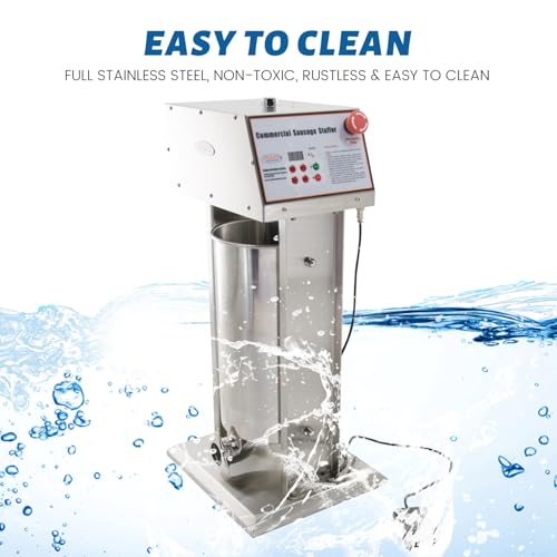22LB Stainless Steel Electric Sausage Stuffer F562