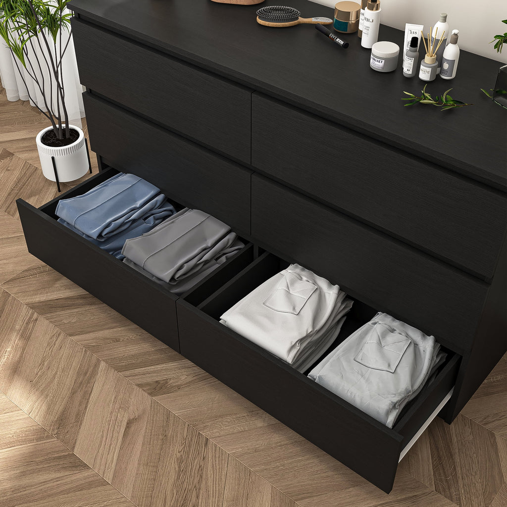 White 6 Drawer Dresser J785930
