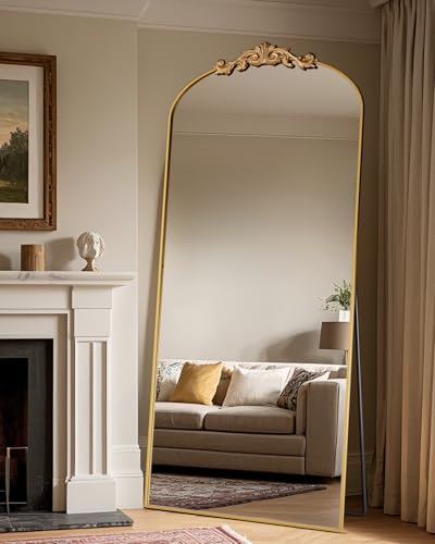 Arched Full Length Mirror 71"x28" Bronze Y689511