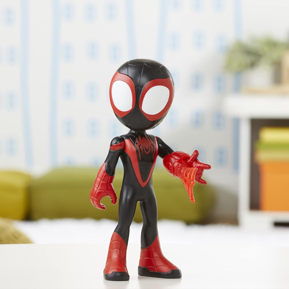 Spidey and His Amazing Friends Supersized Miles Morales: Spider-Man 9-inch Action Figure S4872