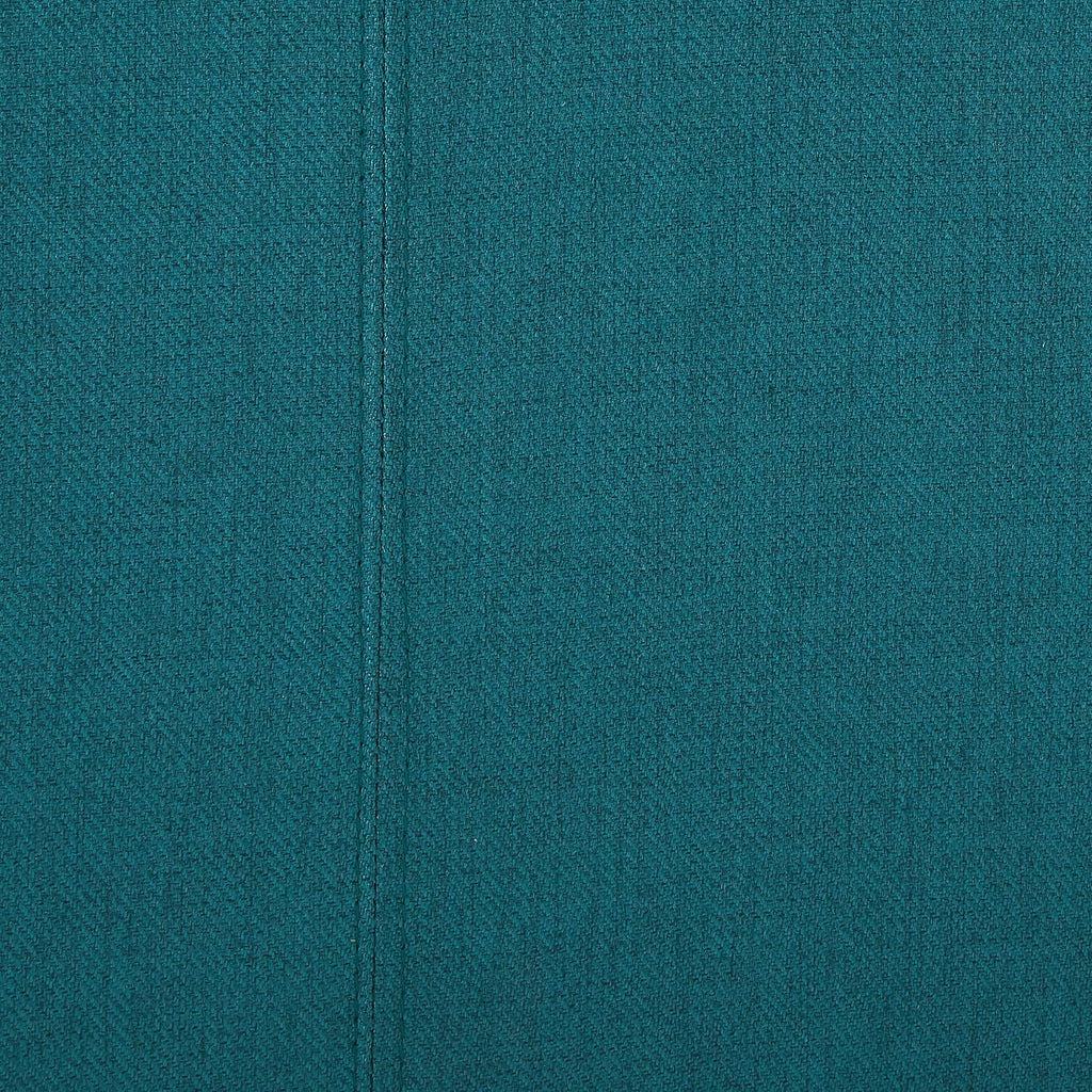 Dark Teal Fabric Storage Ottoman T43242