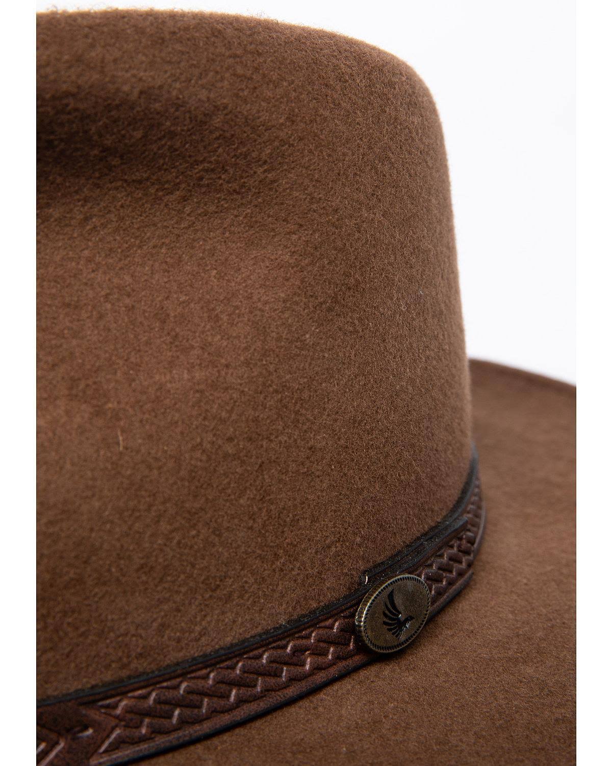 Pecan Felt Hat Y427