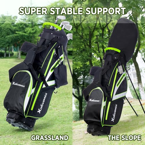 15 Way Lightweight Golf Stand Bag with Rain Cover A163222