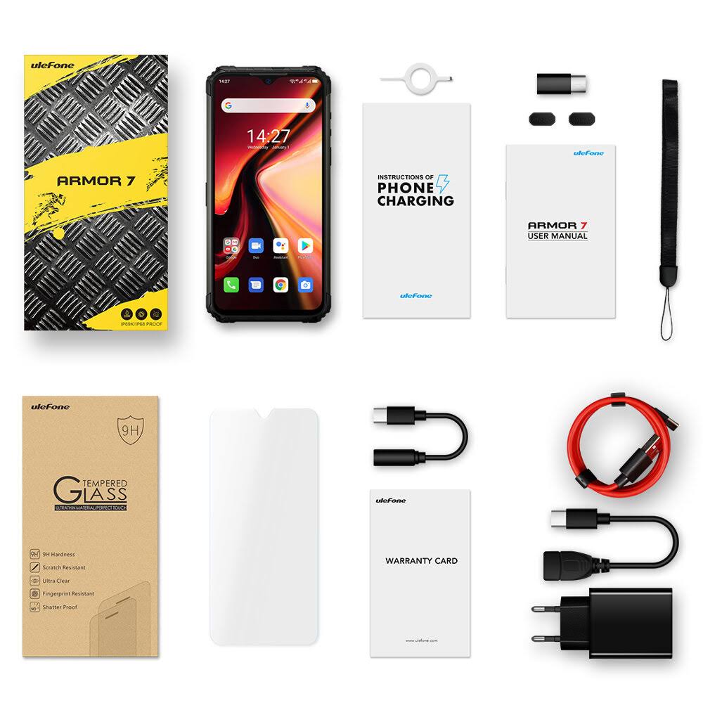 IP68 IP69K Waterproof 6.3 inch 8GB 128GB 48MP Camera NFC 4G Smartphone F48882