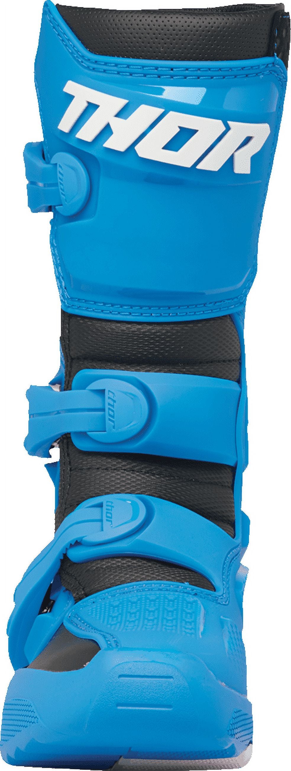 Blue/Black Motocross Riding Boots F44531