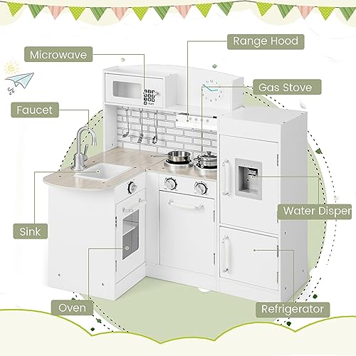 11-in-1 Wooden Toy Kitchen Set D61950