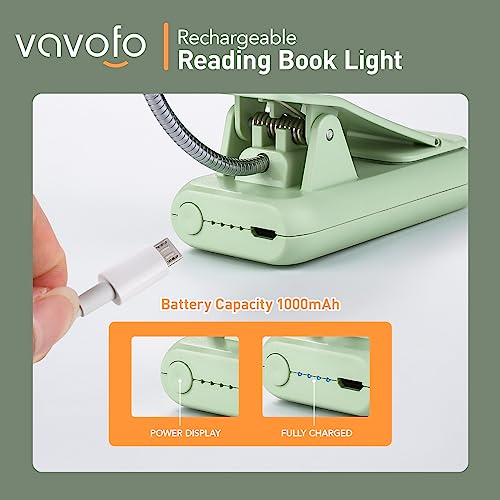 Clip On Book Light, 7 LED Reading Light, Blue D331