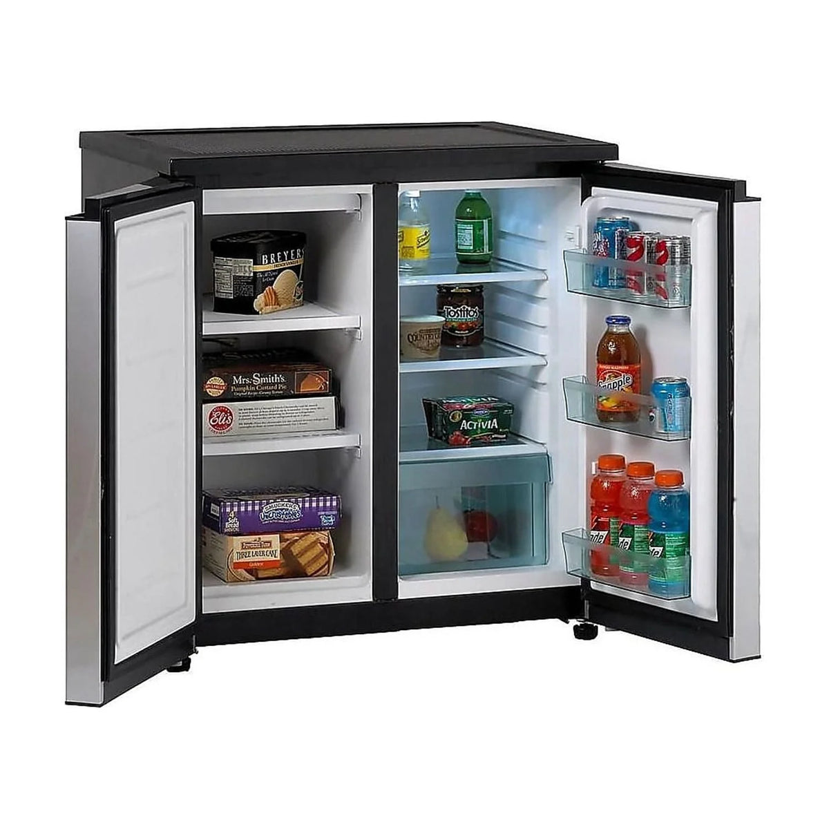 5.5 Cu Ft 2 Door Compact Mini Fridge Refrigerator Freezer C14628