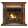 Dual Fuel Ventless Fireplace 32,000 BTU Remote Control T487