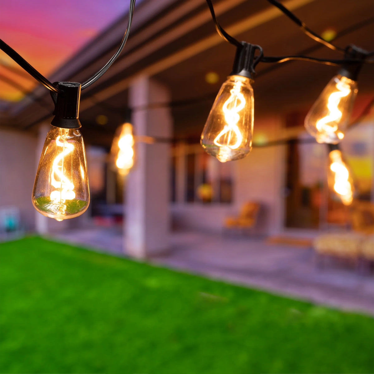 Vintage Warm White Spiral LED String Light U560852