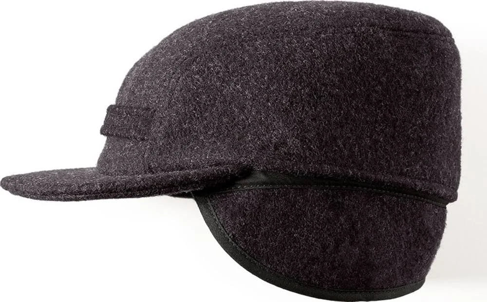 Charcoal Mackinaw Cap R7412