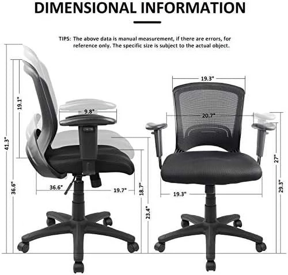 Mesh Task Chair with Lumbar Support Q1527