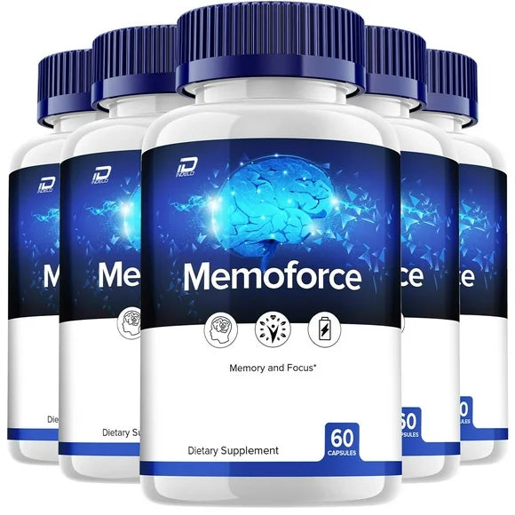 All-Natural Memory and Focus Support Capsules 5 Pack 300 Capsules G967