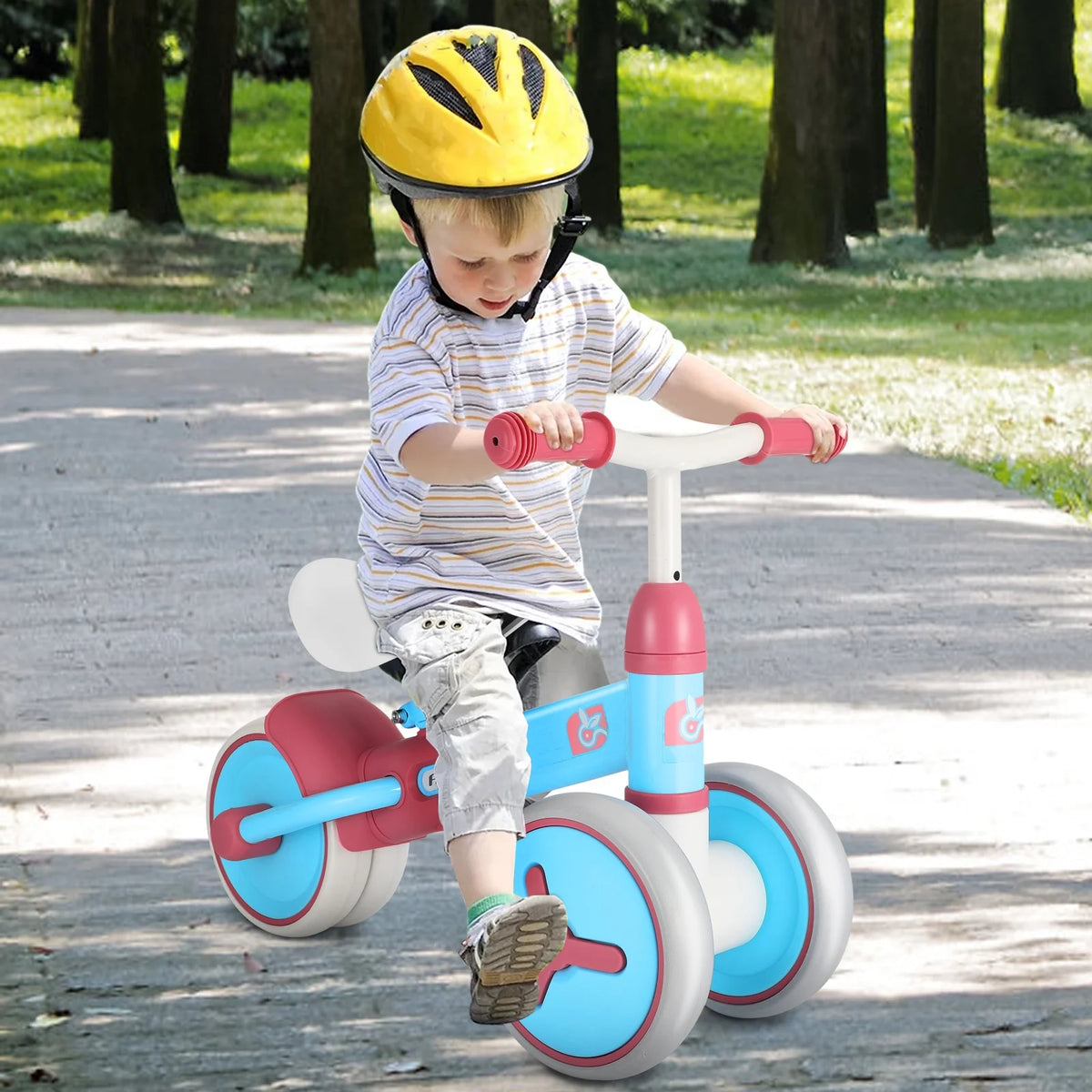 Baby Balance Bike with 4 Wheels V128