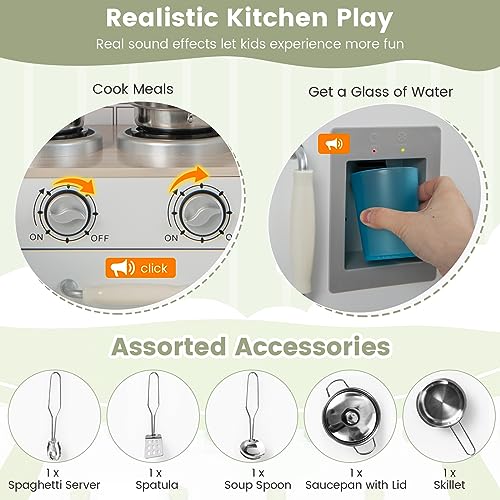 11-in-1 Wooden Toy Kitchen Set D61950