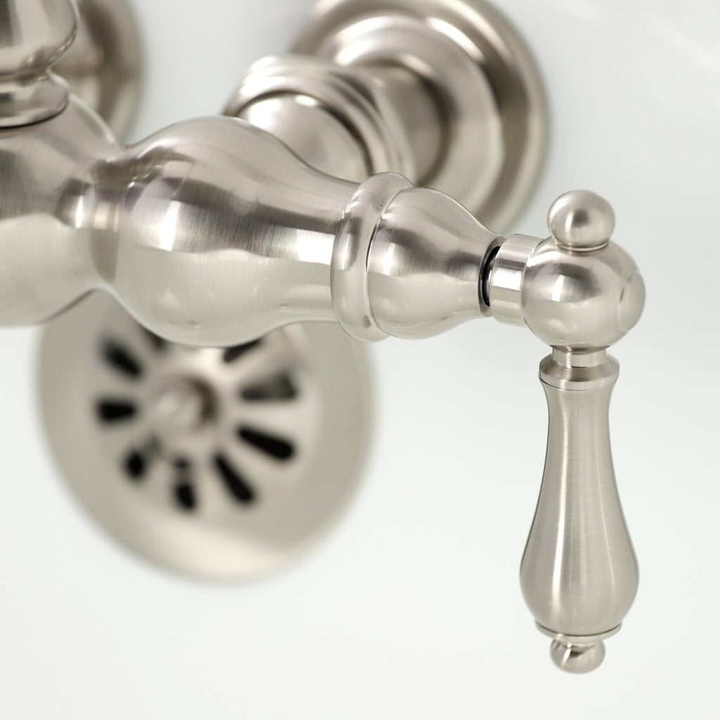 Wall Mount Clawfoot Tub Faucet Polished Chrome P6163
