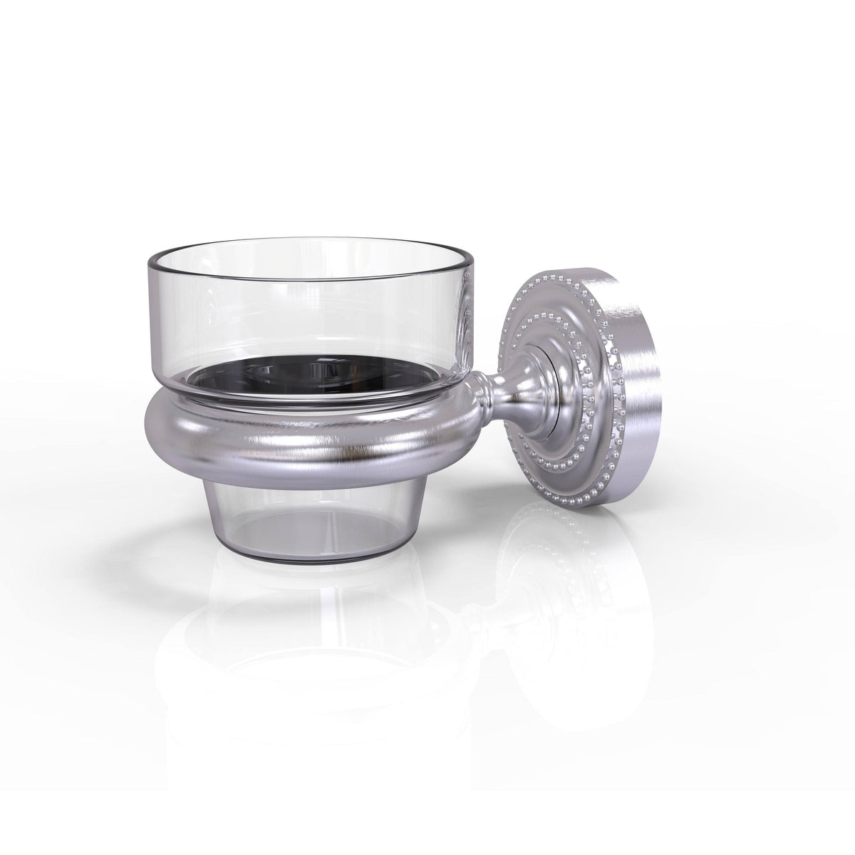 Satin Chrome Wall Mounted Candle Holder M480