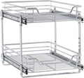 Chrome 2-Tier Sliding Cabinet Organizer V796