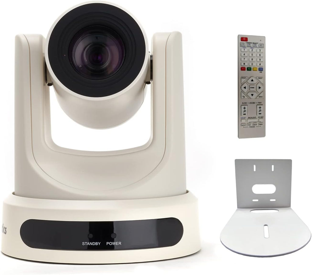 30X SDI Gen 2 1080p Live Streaming Broadcast Camera with White Wall Mount Bracket P178274