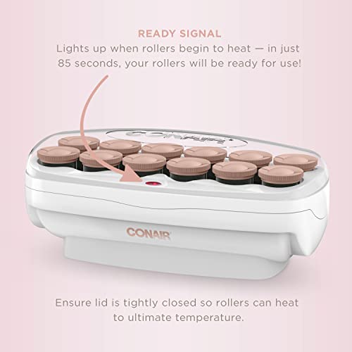 Ceramic 1 1/2-inch Hot Rollers with Super Clips H4088