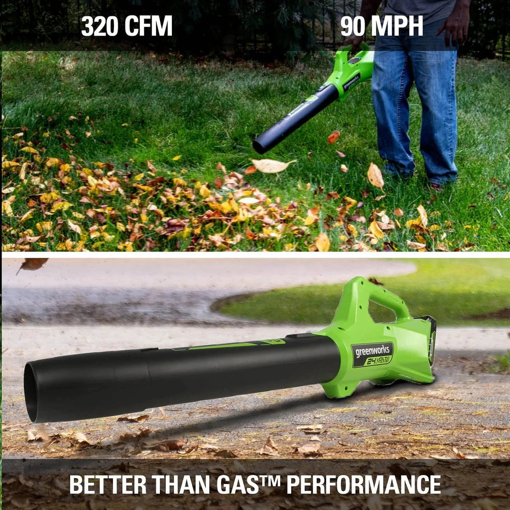 24V Cordless Axial Blower with 2Ah USB Battery & Charger S987