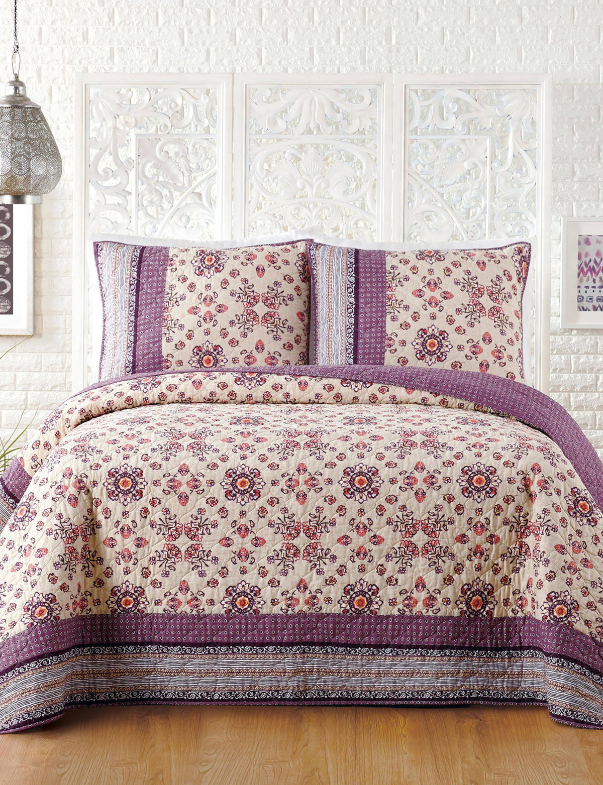 Purple Full/Queen Quilt E31154