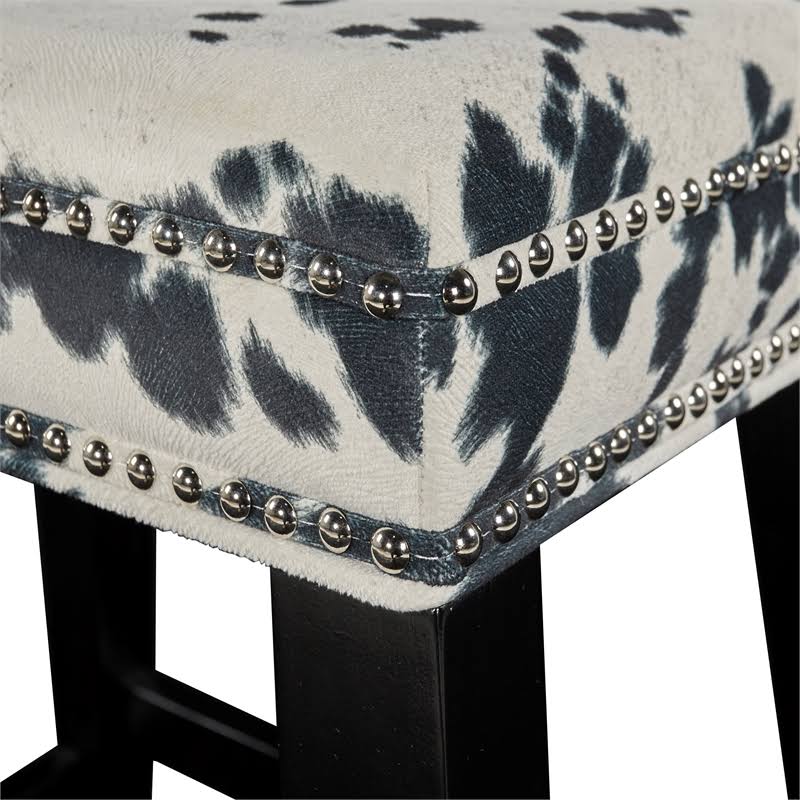 Black Wood Counter Stool K8708