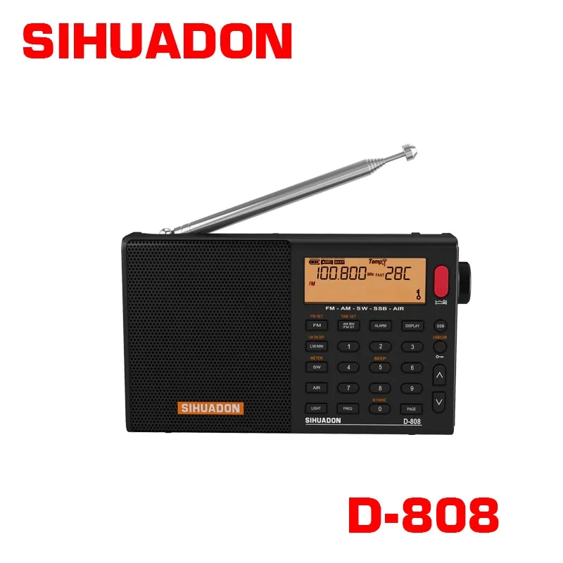 FM/SW/MW/LW SSB AIR RDS Multi Band Portable Digital Radio L626435