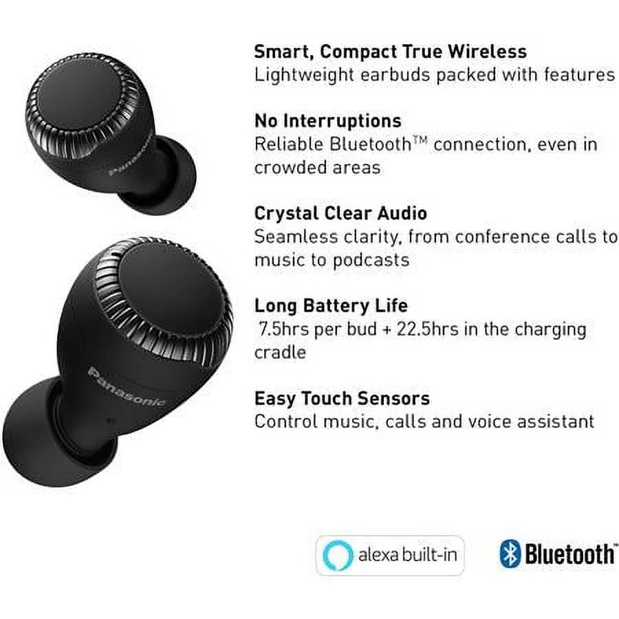 Black True Wireless Bluetooth Earphones Q967704
