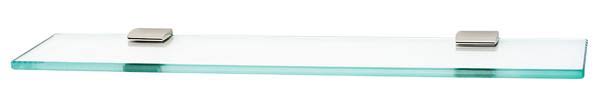 Glass Shelf with Brackets Polished Nickel Y8129