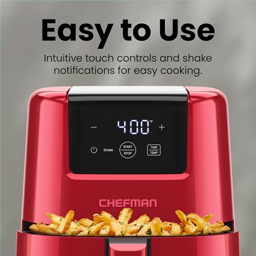 2 Qt Digital Air Fryer with Nonstick Basket – Black T692244