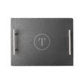 Personalized Tray with Metal Handles D428735
