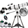 70mm Aperture 400mm Astronomical Refracting Telescope with Carry Bag M42387