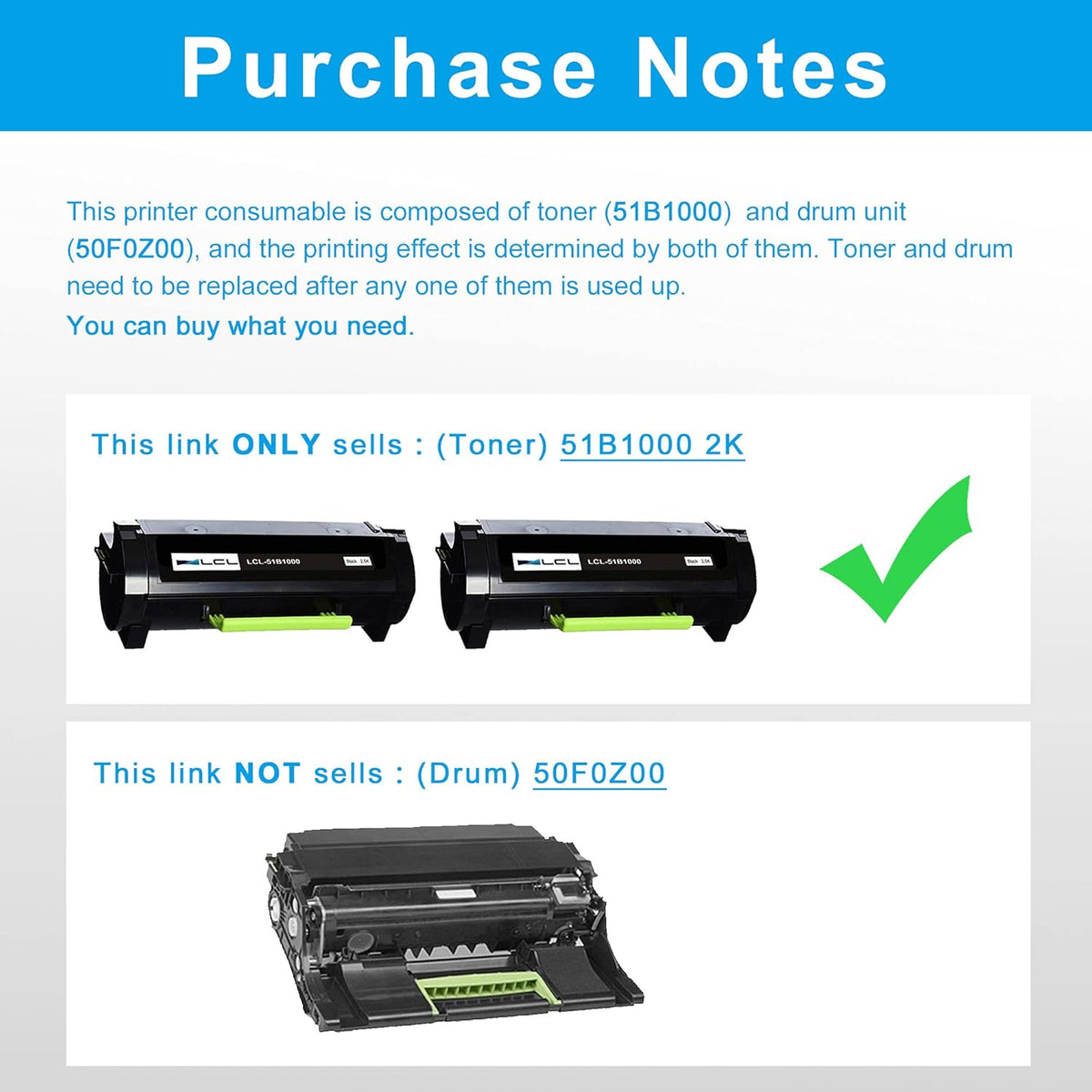 Compatible Toner Cartridge Replacement 2-Pack Black W3294