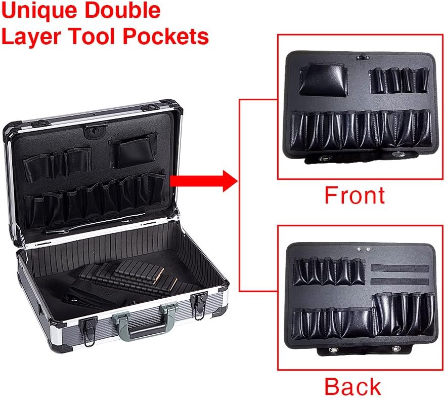 Aluminum Hard Tool Case Toolbox R6366