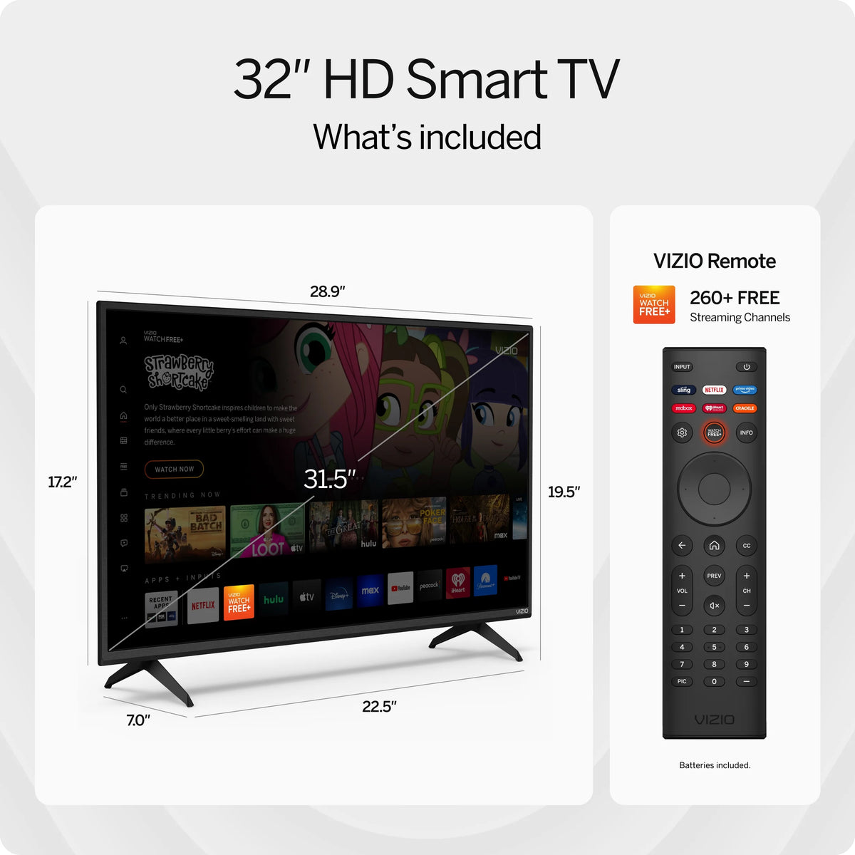 32" Class HD Smart TV E2991