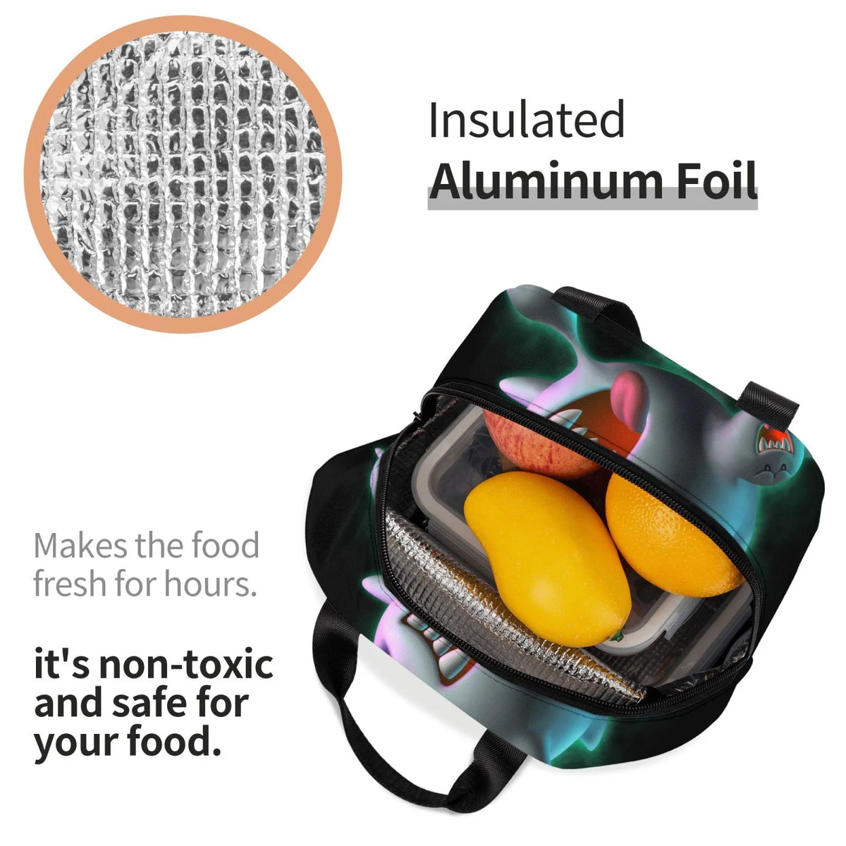 Insulated Lunch Bag Cooler Lunch Box N8988