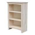 Natural Wood Shaker Bookcase B754