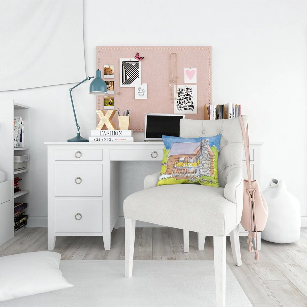 Decorative Canvas Fabric Pillow R241