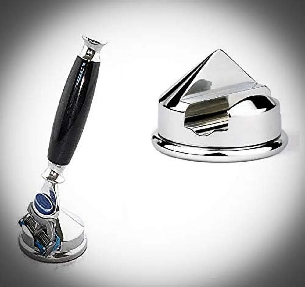 5 Blade Razor Ceramic Black Shaving Mug Shaving Brush Sandalwood Aftershave Shaving Soap Razor Stand Q3205