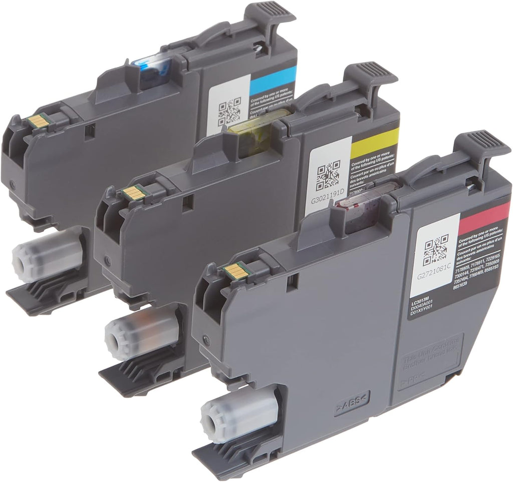3-Pack High Yield Color Ink Cartridges, Magenta and Yellow, LC3013 Ink Yellow D26839