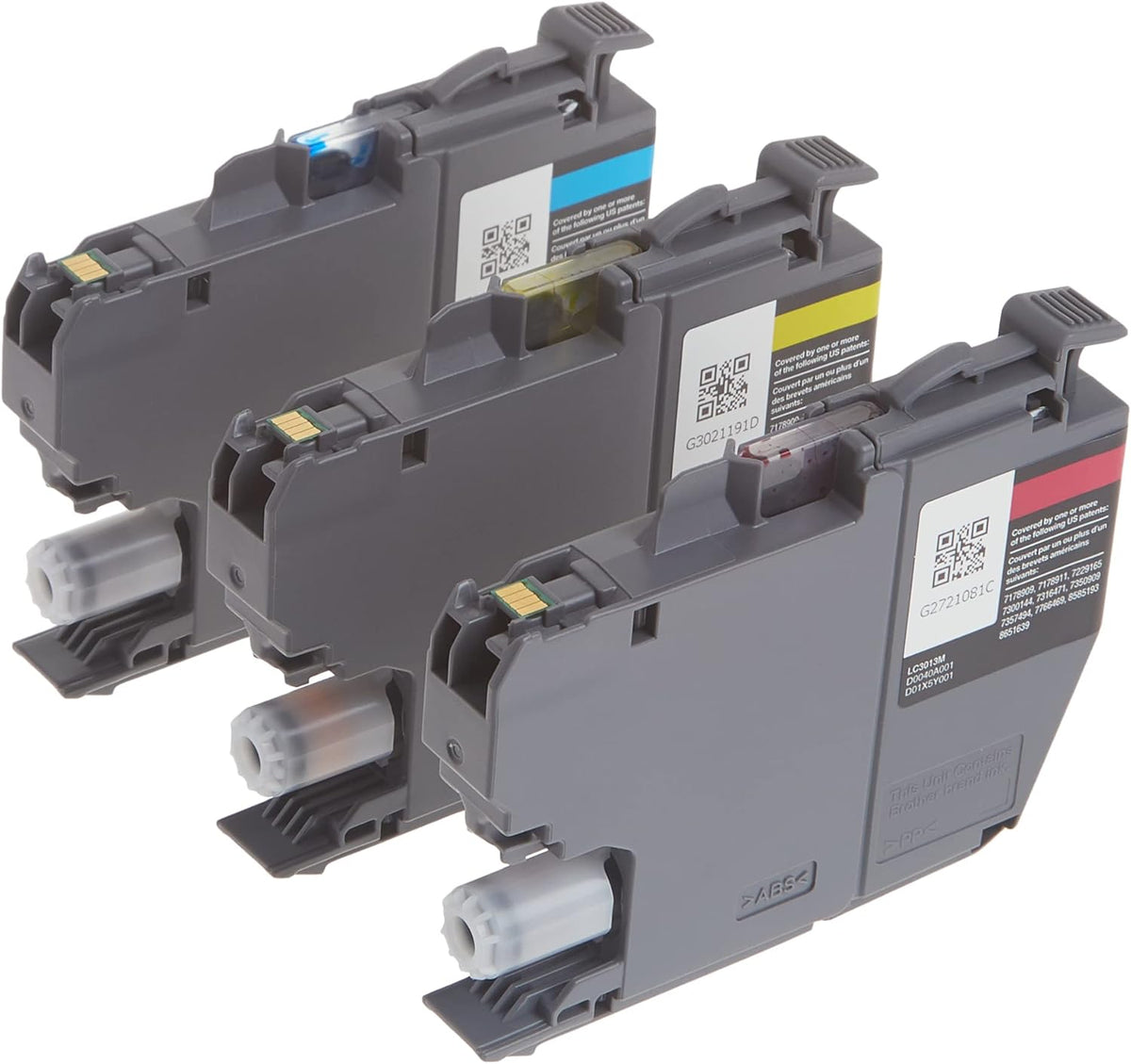 3-Pack High Yield Color Ink Cartridges, Magenta and Yellow, LC3013 Ink Yellow D26839