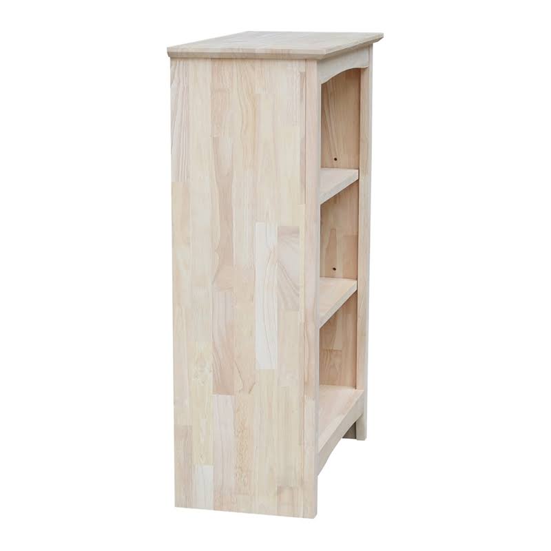 Natural Wood Shaker Bookcase B754