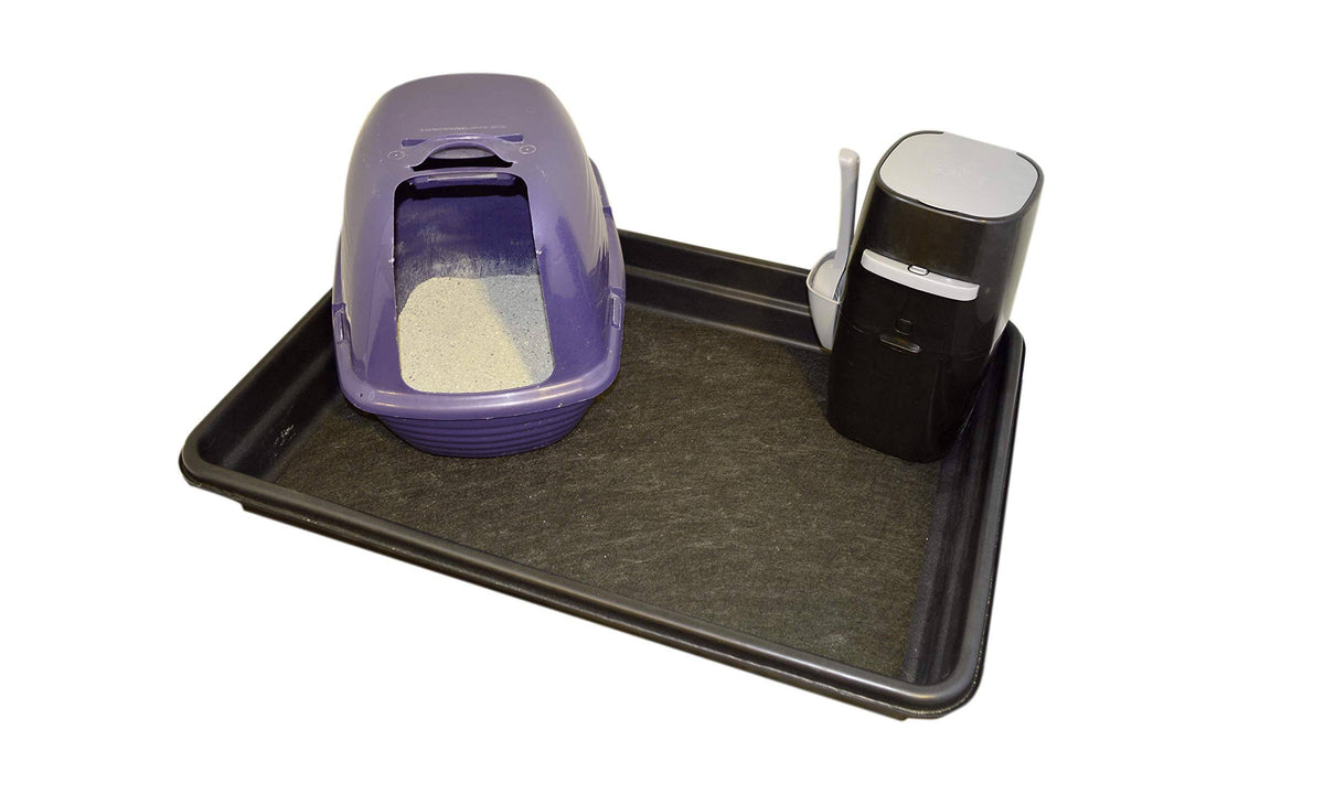 Black Cat Litter Box Tray V893843