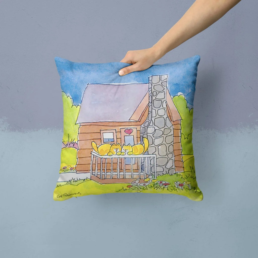 Decorative Canvas Fabric Pillow R241