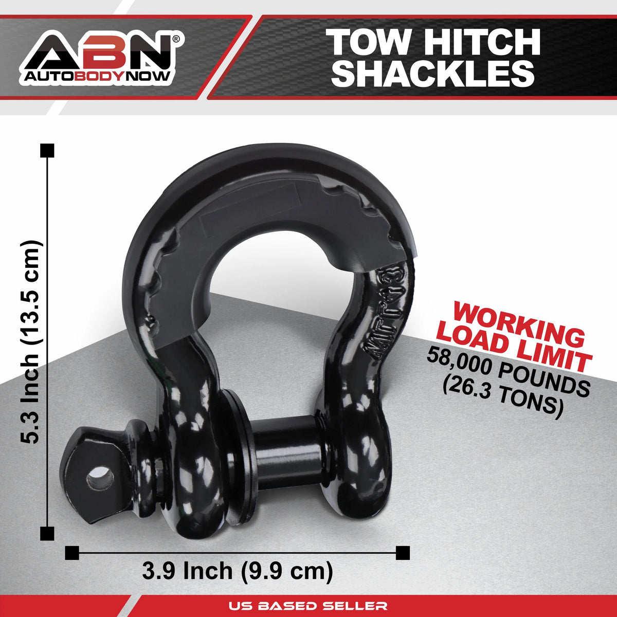 35,000lbs Recovery Tow Strap Kit with Snatch Block C2255