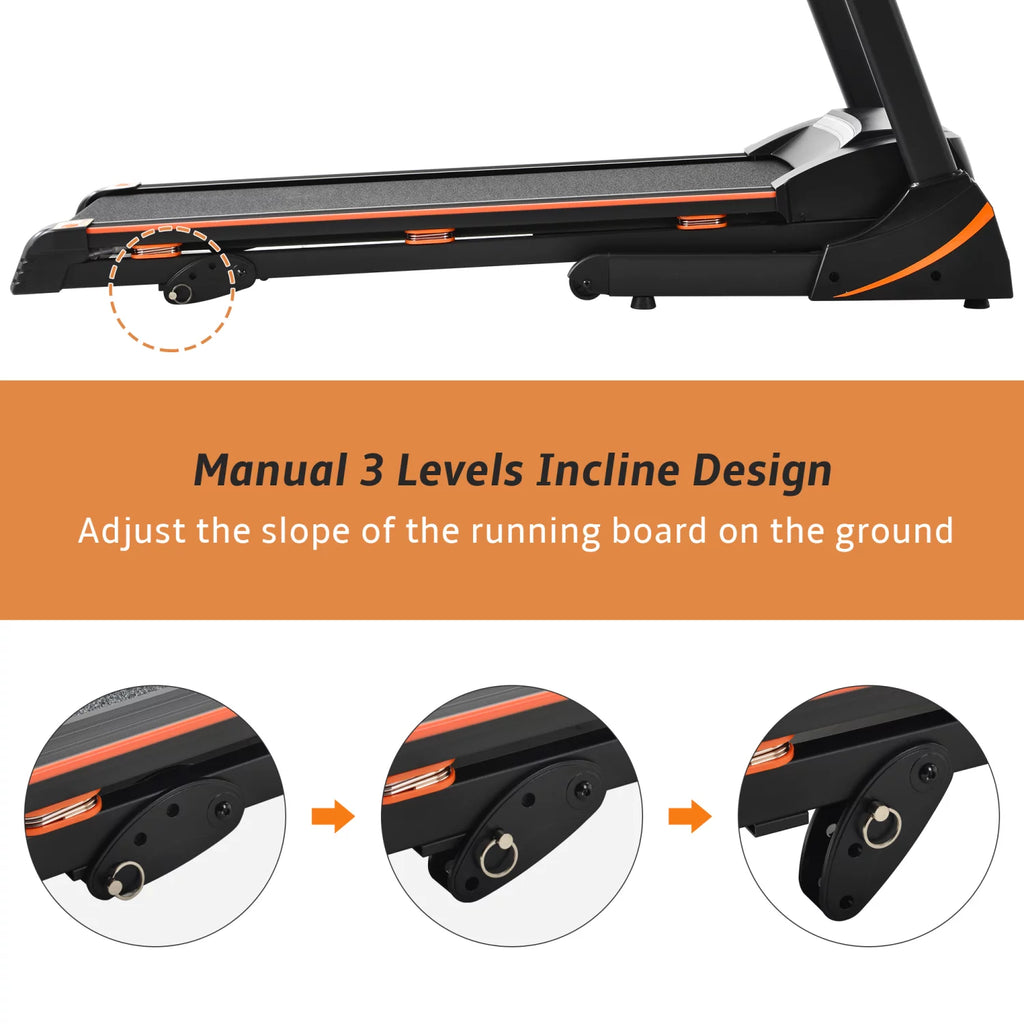 3.5 HP Folding Treadmill 330 LB Capacity J134091