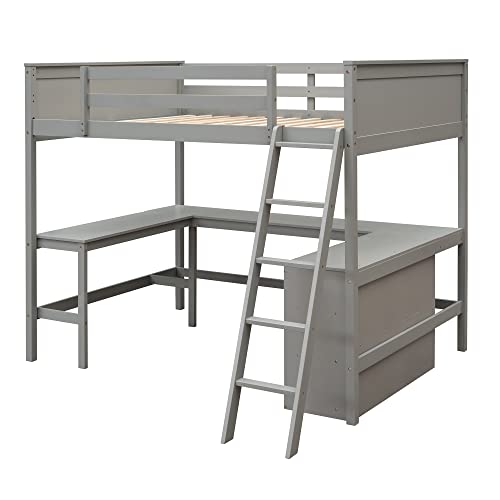 Espresso Twin Over Twin Bunk Bed with Trundle and 3 Drawers Y2727