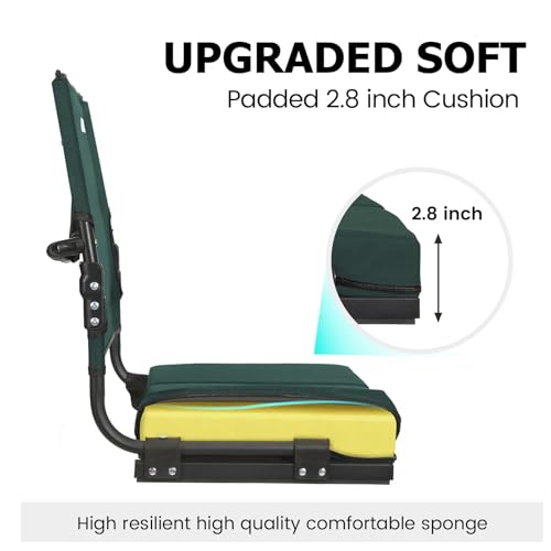 Portable Folding Padded Stadium Chair with Back Support I6600
